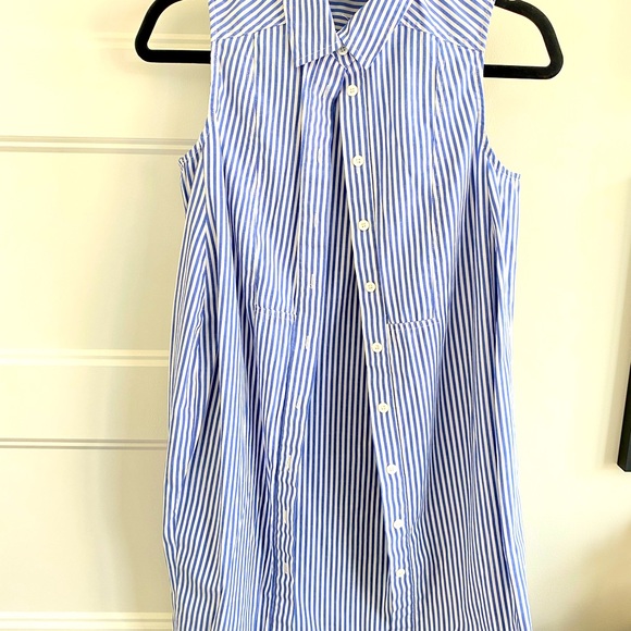 gucci blue and white striped dress Gucci by Alessandro Michele - White Women Work Top
